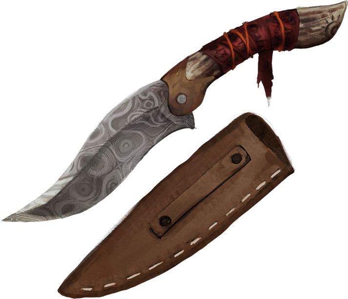 One of Carmen's knives